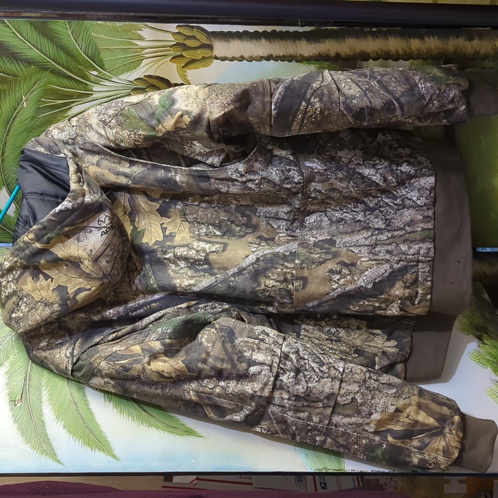 NWOT CAMOUFLAGE Hooded Coat size 2XL - Picture 4 of 4